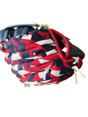 Franklin Sports Digitek Youth Red White Blue 8' Baseball Teeball Glove